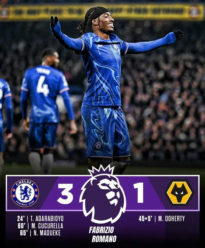 关于切尔西锋线神勇，英超冠军希望继续升温的信息